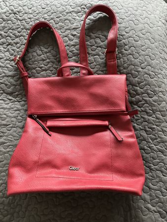 Roter Gabor  Rucksack Damen neuwerig