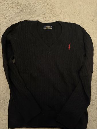 Polo Ralph Lauren Pullover schwarz Grösse S gestrickt