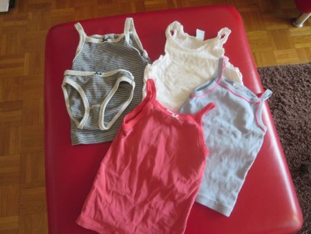 Mädchen Paket Ärmellose Leibchen /Gr. 86