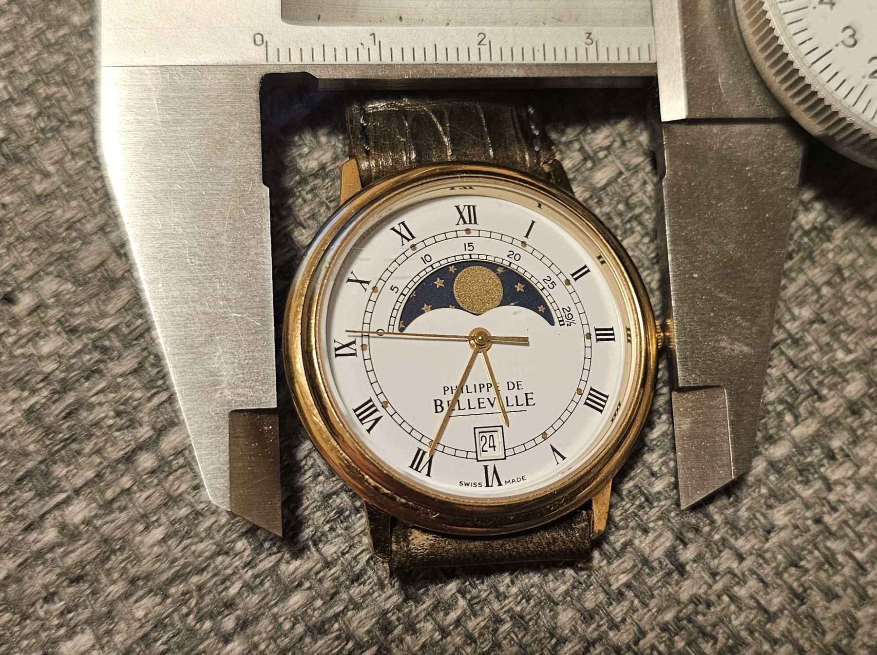 Orologi:  Philippe de Belleville avec phase de lune et date – Usato da Genève venduto da Fresko01 5