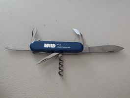 Blaues Wenger WILD Armaturen AG.Taschenmesser Top Zustand