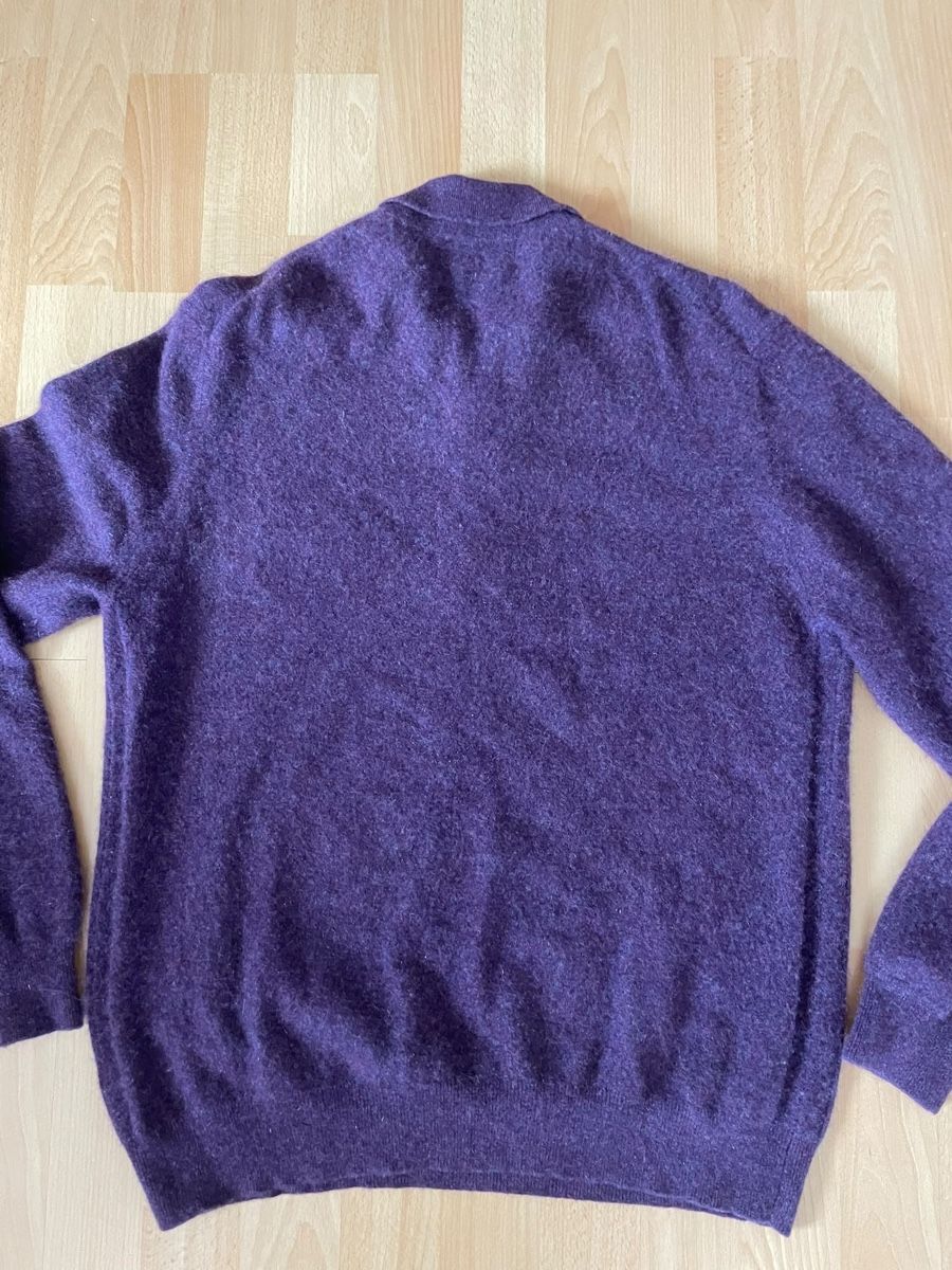 Magliette Polo: Pull col polo 100% cachemire violet taille XL M&S – Nuovo (secondo la descrizione) da Vuippens venduto da ale_6gkb 5