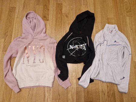 Lot de 3 pulls chauds, sweats à capuche taille 146 152