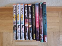 Lot de 9 mangas