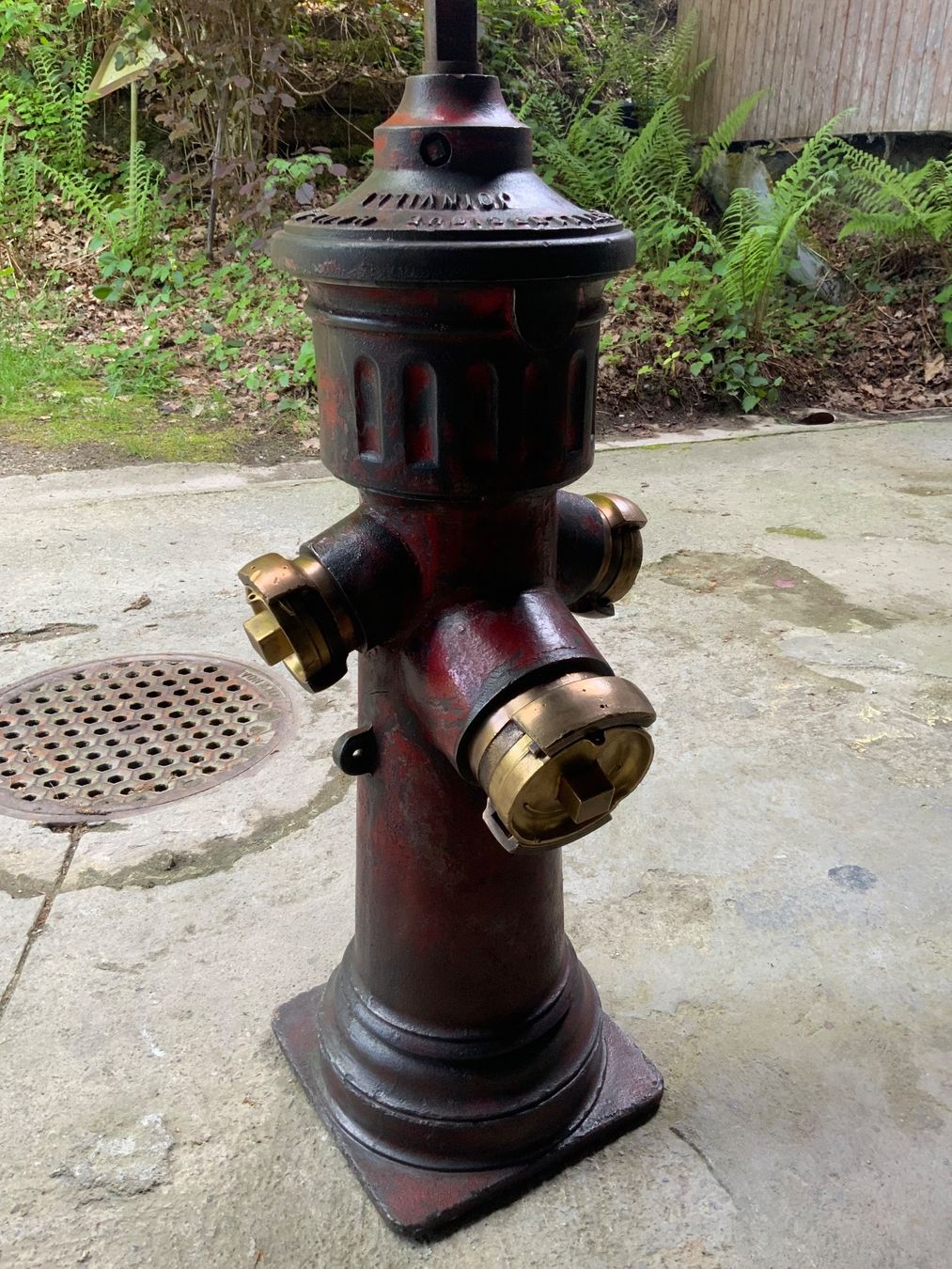 Sculture & Statue: Roter  Guss-Hydrant -Einzigartige Dekoration! – Usato da Willisau venduto da Minali 2