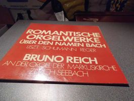 Schallplatte Romantische Orgelwerke über den Namen Bach
