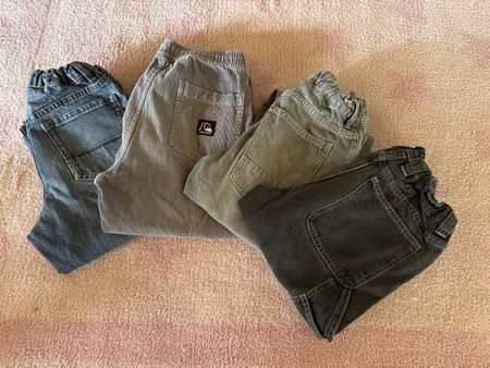 Kinder Jungen 4x Hosen lang, 10-12Jährig