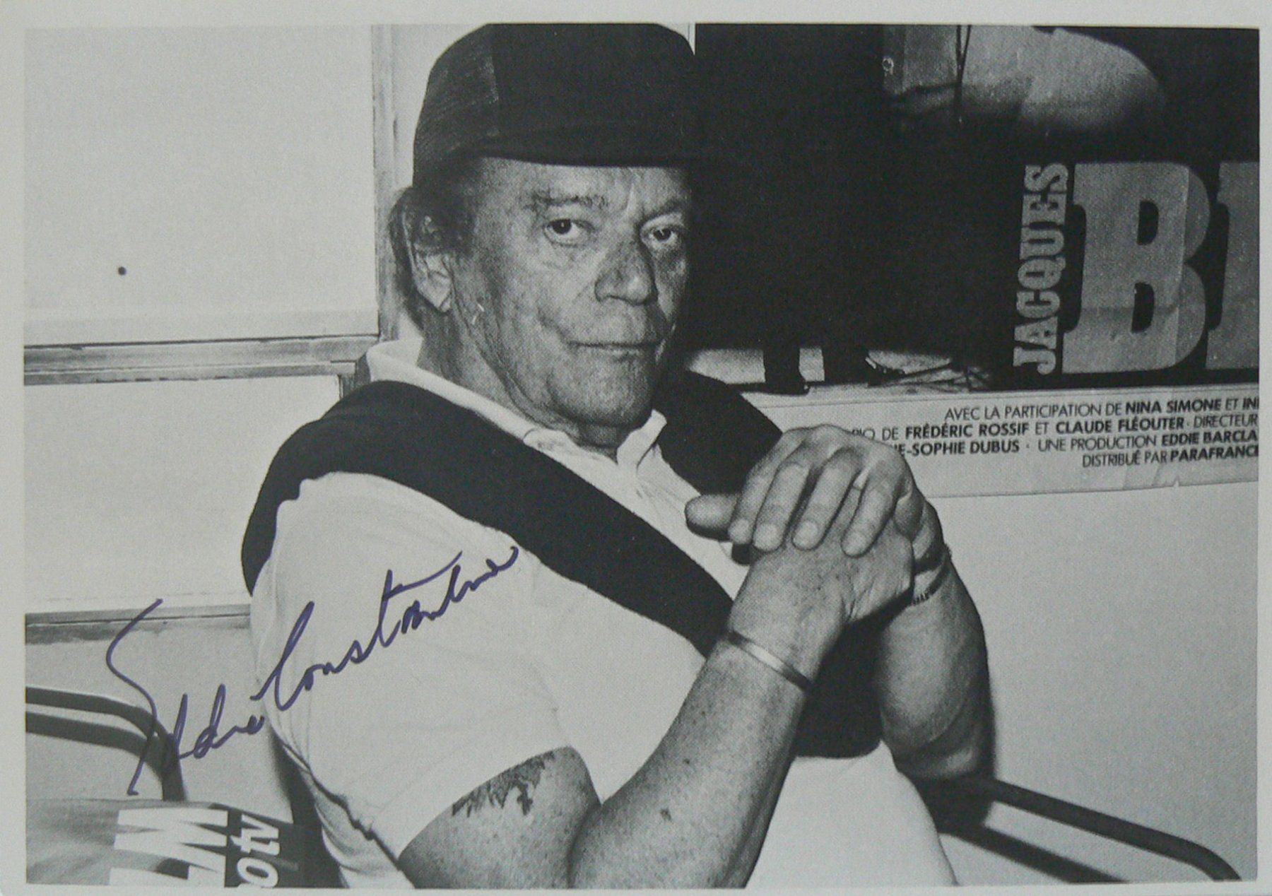 Autografi: Eddie Constantine (1917-1993) Schauspieler - Autogramm – Usato da Dietikon venduto da immortal-stars