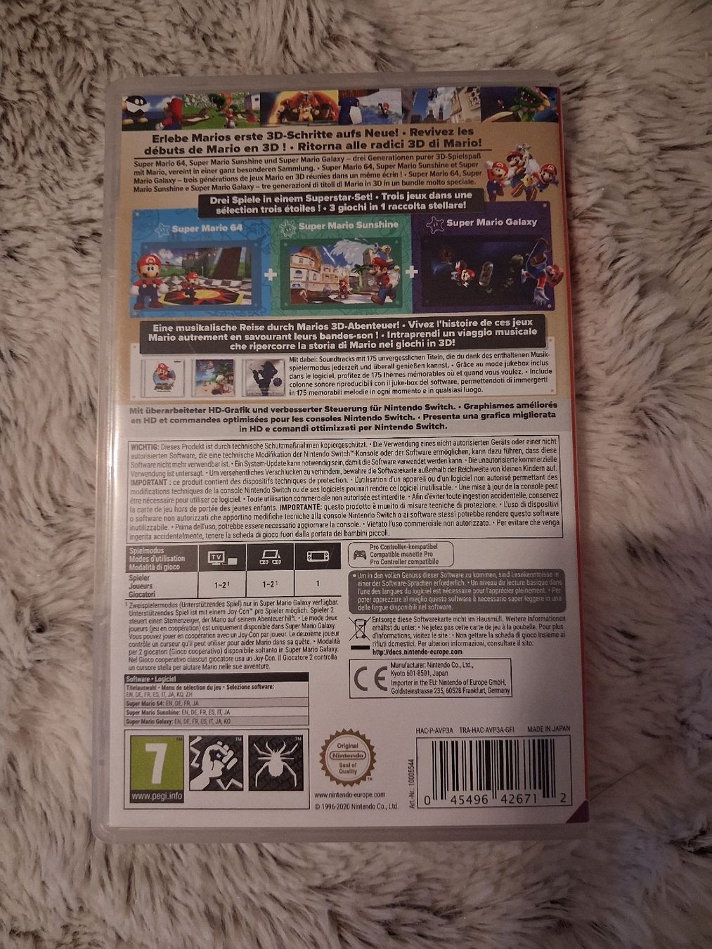 Nintendo Giochi: Nintendo switch super mario 3D all stars – Usato da Mayens-De-Chamoson venduto da arvine29 1