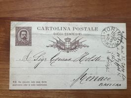 Postkarte 1880  Italien Torino    (G1903)