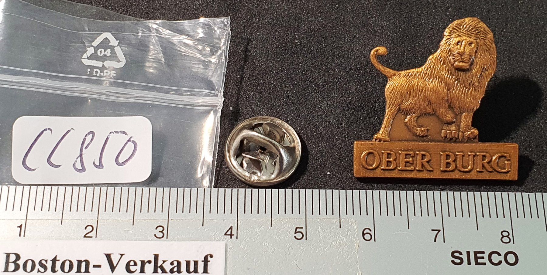 Placchette & Badge: CC850 - Pin OBER BURG Löwe – Usato da Reinach BL venduto da Boston-Verkauf 1