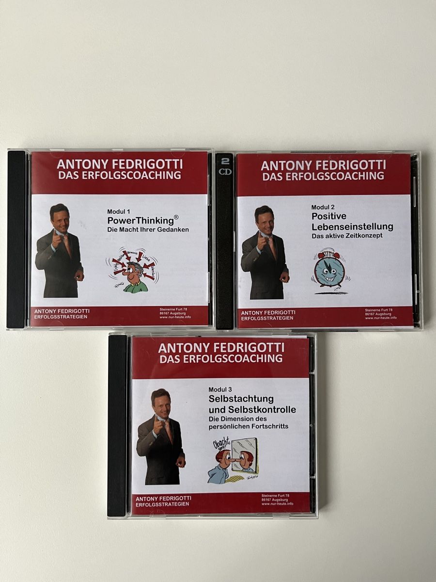 CD: Erfolg - Coaching 9 CD Antony Fedrigotti, komplett! – Usato da Lohn-Ammannsegg venduto da panywa 2