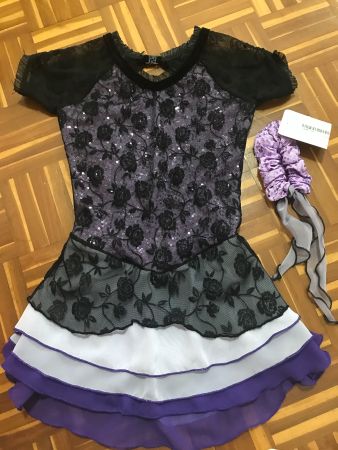 Neu ELITEXPRESSION Eislauf Kürkleid, Gr.10-12 Jahre