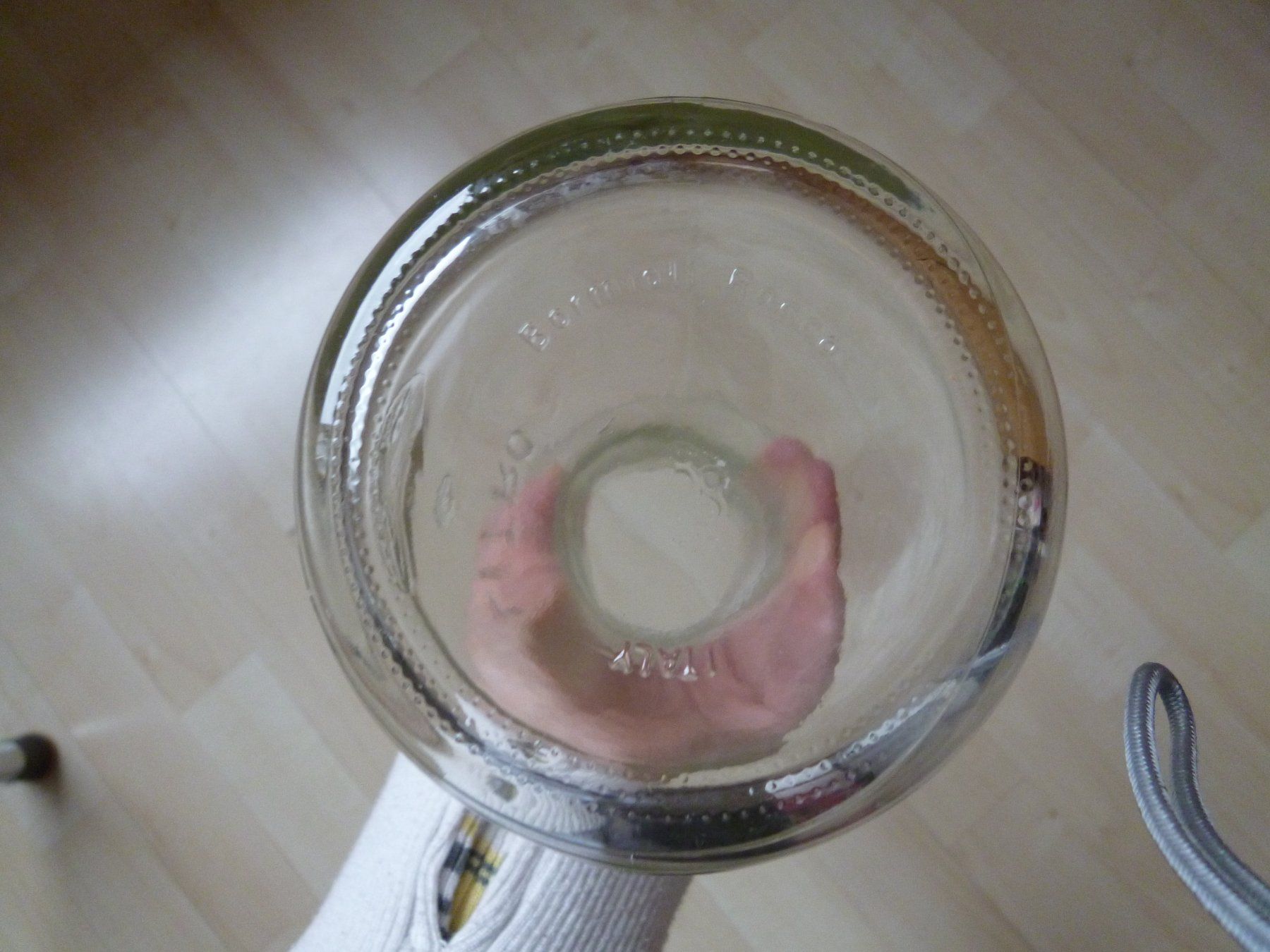 Caraffe: Glaskaraffe Bormioli Rocco  LITRO Wasser Trink Karaffe – Usato da Dättlikon venduto da Mamakuga 3