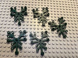 Lego 10x Farnteil/ Blätter 6x5 (2417) dunkelgrün