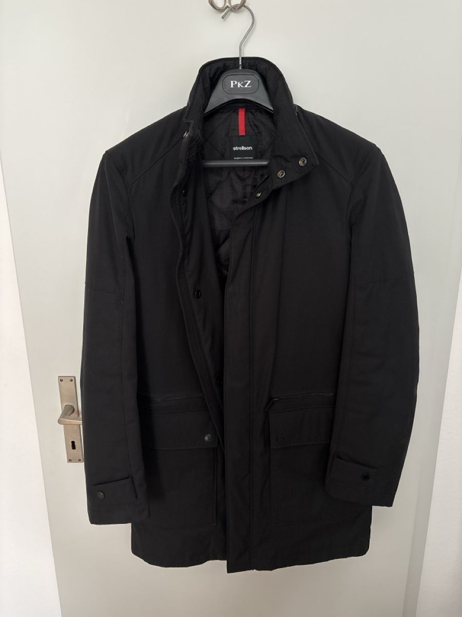 Strellson Cappotti: Strellson Herren Jacke, schwarz Grösse 48 – Usato da Bern venduto da Tihawk