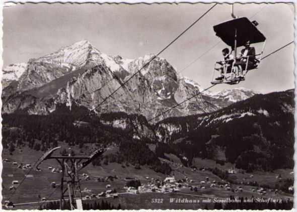 Cartoline postali: Wildhaus - Sessellift – Usato da Binningen venduto da Mountainrider