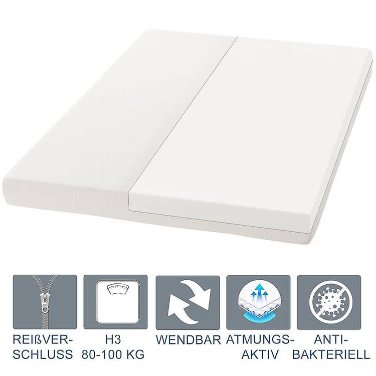 ZZ DON DESCANSO Mulhacen Matratze 80x190cm - Für Ausziehbett, 15cm Höhe
