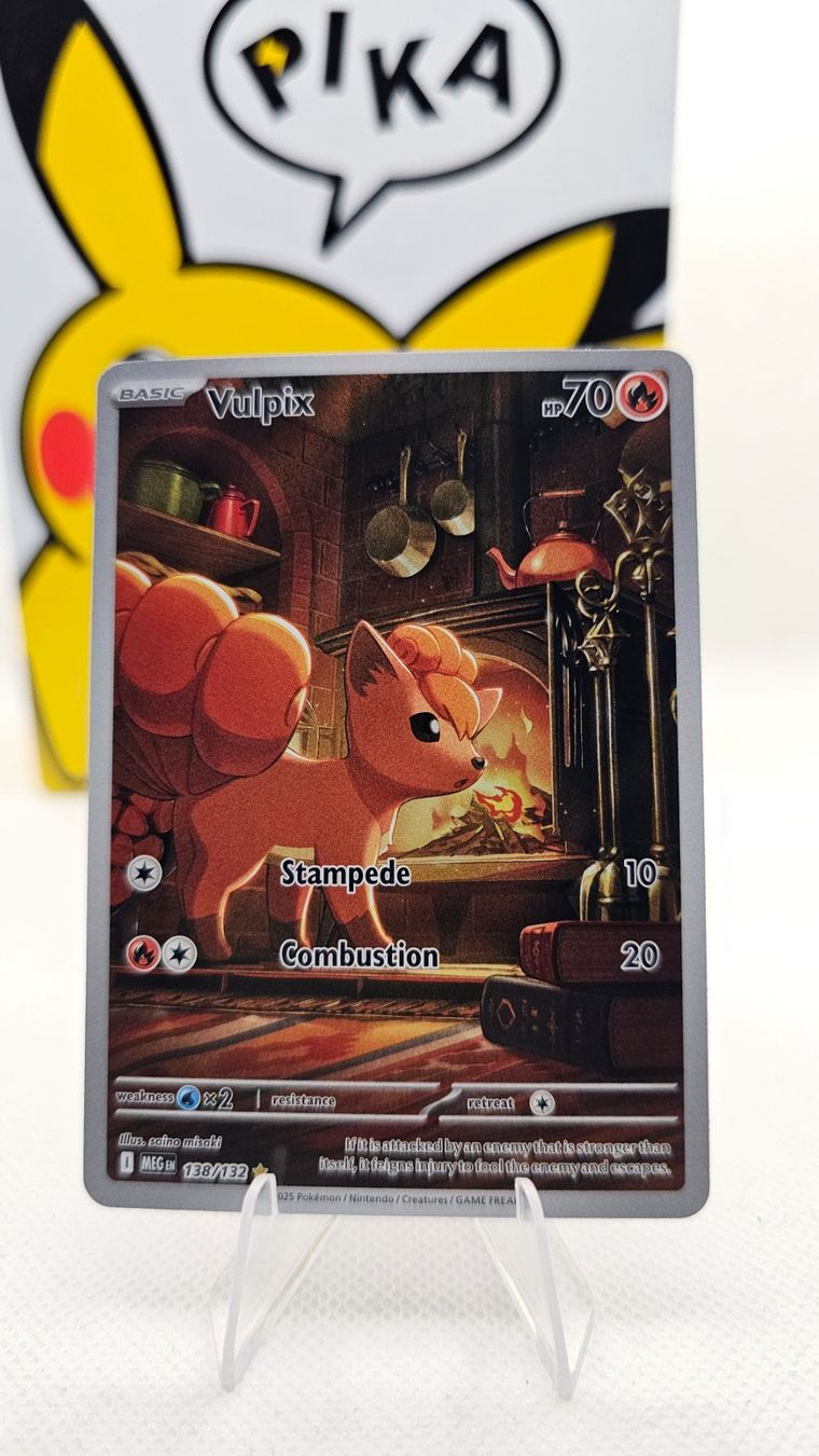 Pokémon Carte collezionabili: Vulpix MEG 18/132 EN – Usato da Rheineck venduto da Pinia03