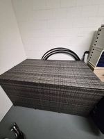 Rattan Kissenbox ZOE 150 x 80 x 85 cm inkl. Blache