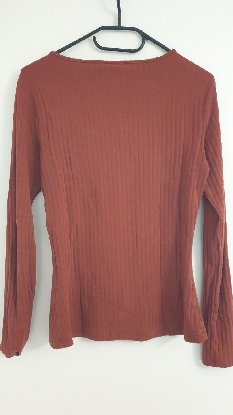 Maglioni & Felpe: Langarm Shirt Terracotta, square neck, Grösse M – Usato da Gränichen venduto da mic_x2zf 3