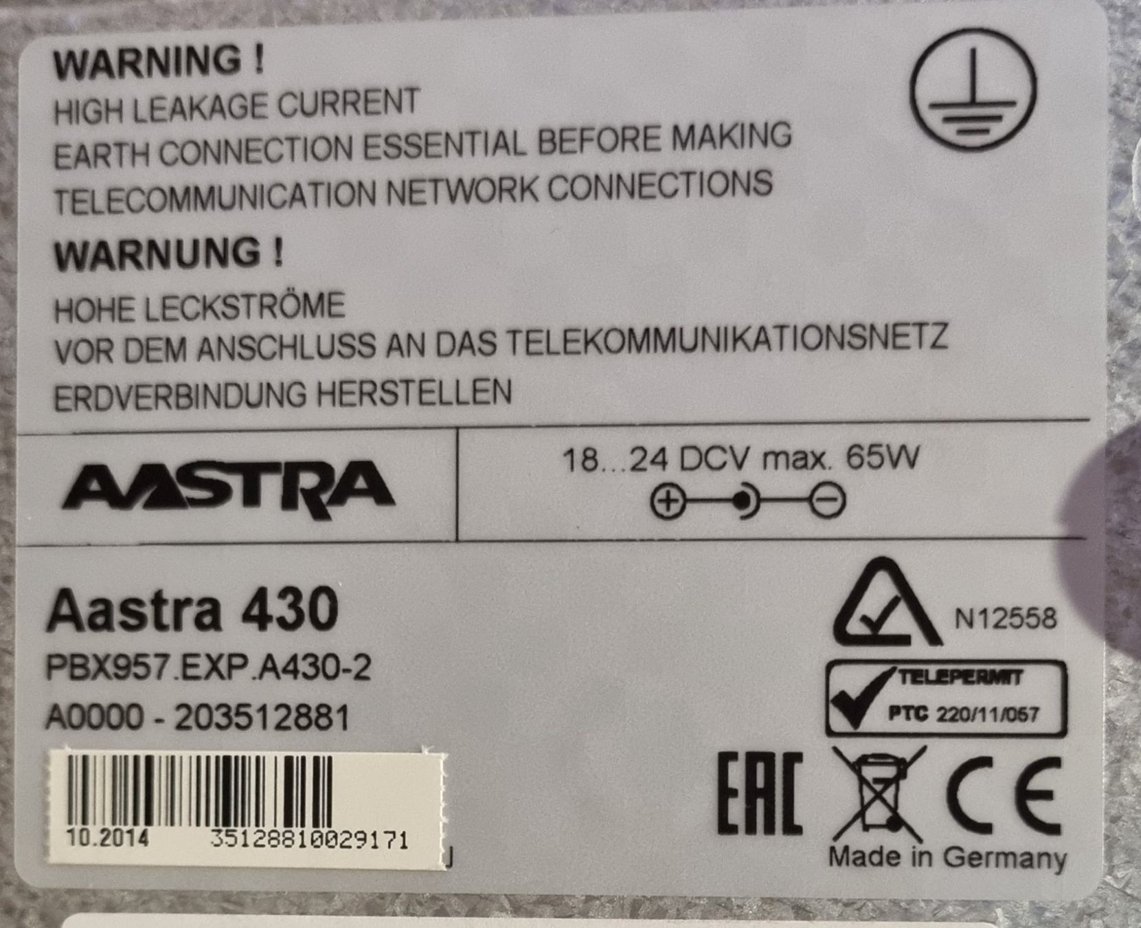 Aastra Telefoni: Aastra 430 – Usato da Tenniken venduto da sina8680 1