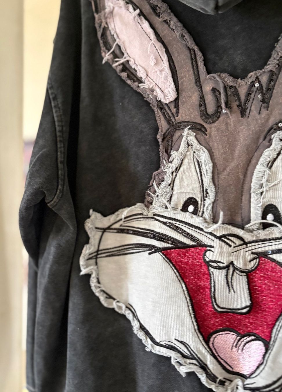 Maglioni & Felpe: BUGS BUNNY SWEAT-HOODIE MIXT COTON! M – Nuovo e nell'imballaggio originale da Locarno venduto da NicoNion 5