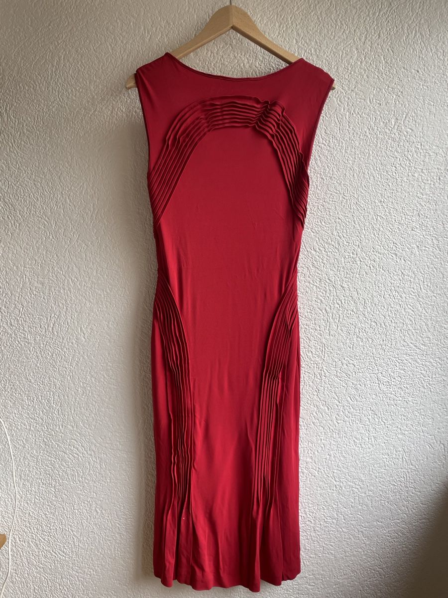 Gianfranco Ferre Vestiti: Robe rouge Ferre - État impeccable! – Nuovo (secondo la descrizione) da Martigny venduto da Lea_lucci 3