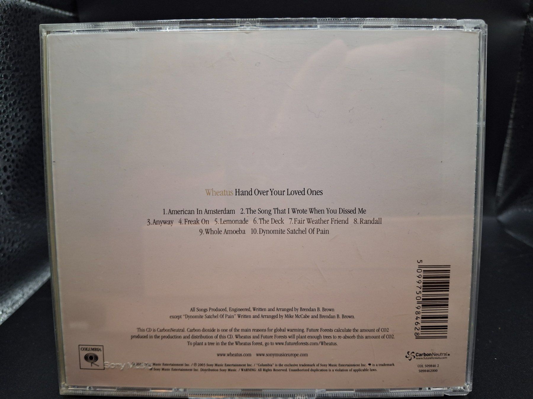 CD: Wheatus – Hand Over Your Loved Ones – Usato da St.Gallen venduto da jalamusic 1