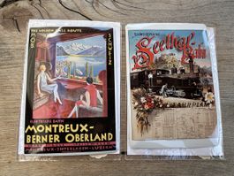2 Postkarten Eisenbahn