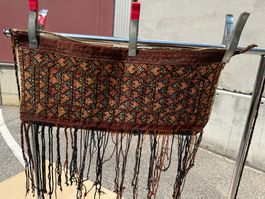Yomut Turkmen Seiden 68x30cm Tasche komplett handgemacht