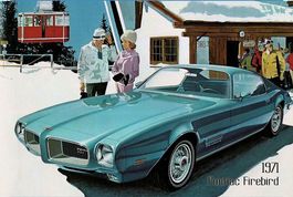 Blechschild-PONTIAC FIREBIRD 1971