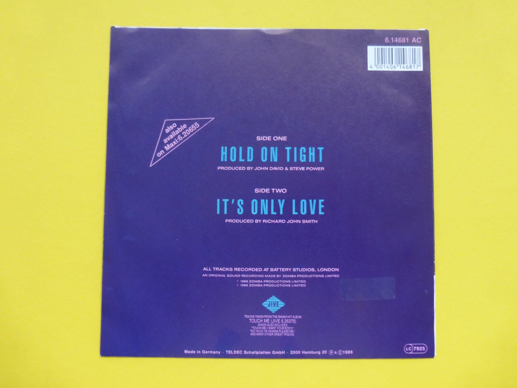 Dischi in vinile: Samantha Fox – Hold On Tight – Usato da Zürich venduto da Swiss57 1