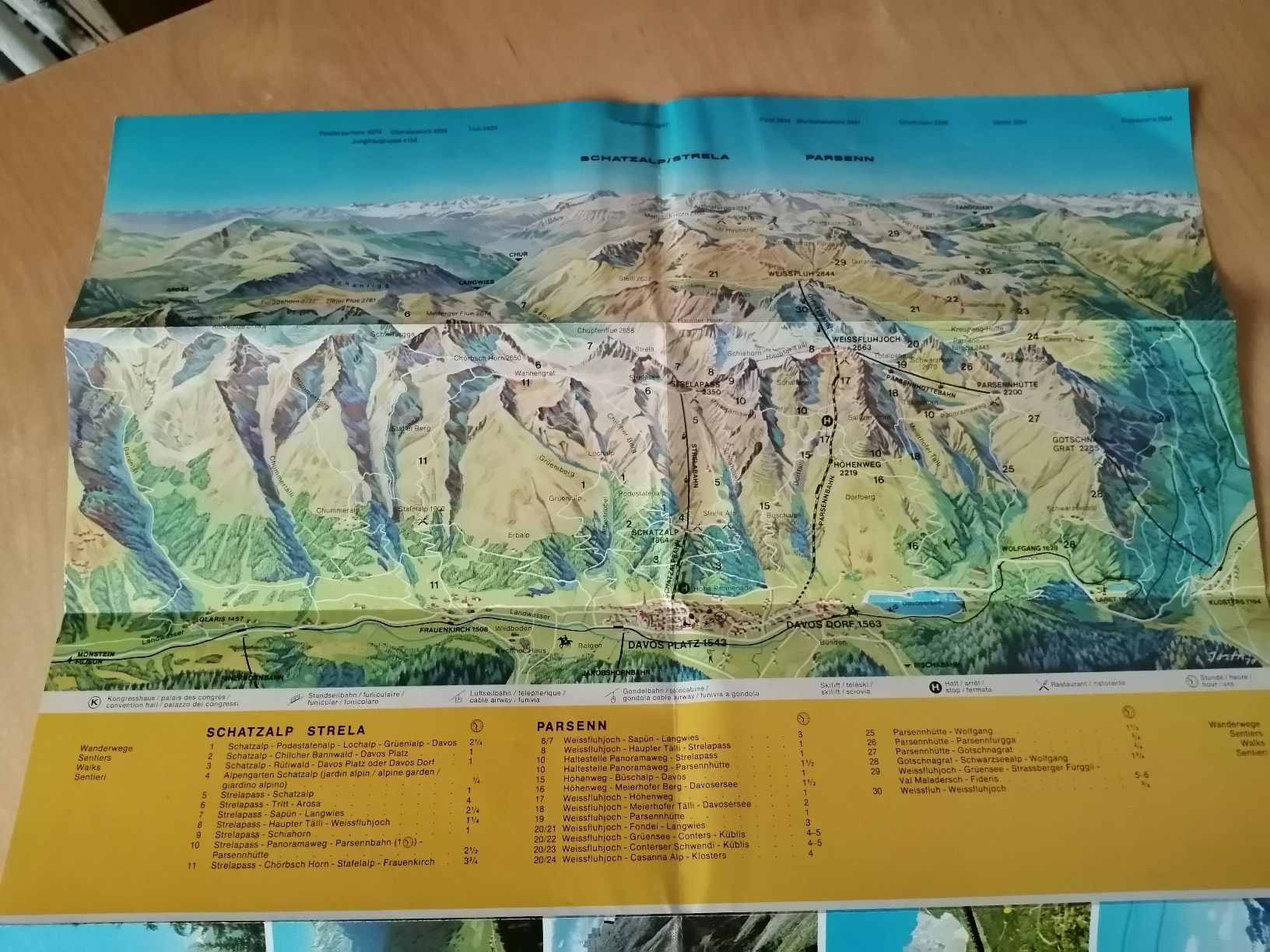 Documenti: Davos - Sommer/Herbst Prospekt 1986/87  – Usato da Honau venduto da holunder3 4