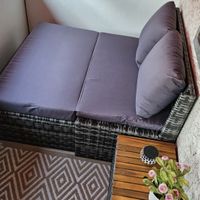 Ausziehbare Loungegarnitur