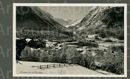 AK sw Pontresina GR mit Rosegtal, Val Roseg ≈ 1937