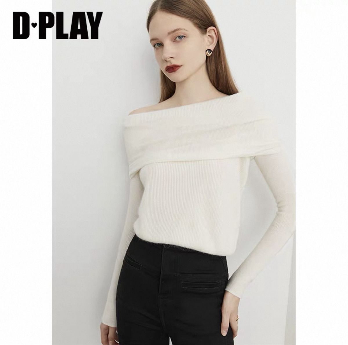 Maglioni & Felpe: NEW Ivory Off-Shoulder Knit Sweater Top – Nuovo (secondo la descrizione) da Dübendorf venduto da zhe_69pd 3