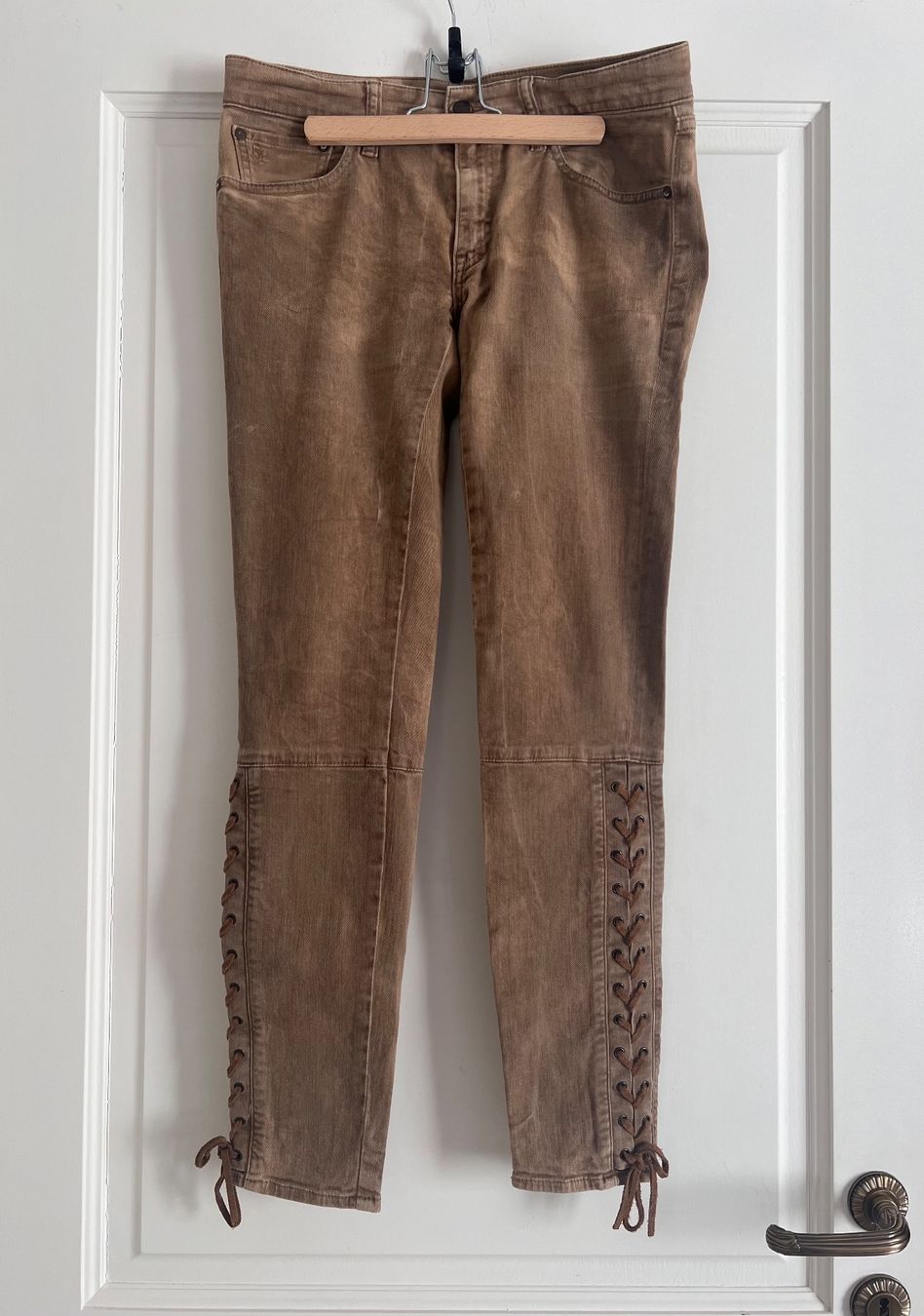 Ralph Lauren Jeans: Polo Ralph Lauren Lace Up Thompson Skinny Riding Pants – Usato da Corsier-sur-Vevey venduto da Kristina.Nova 1