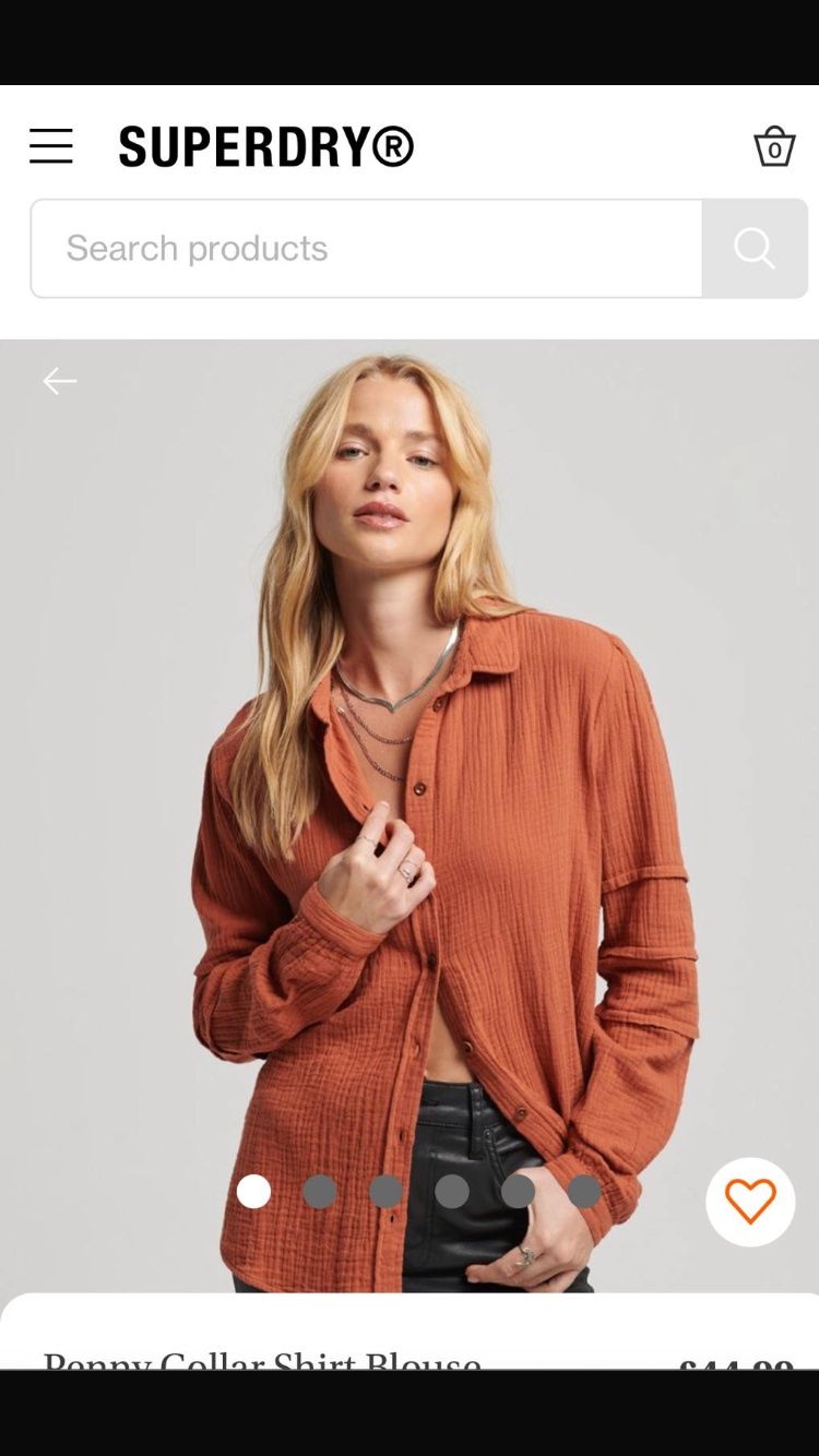 Superdry Camicette: Superdry Shirt Blouse – Nuovo (secondo la descrizione) da Zürich venduto da toritorito 2