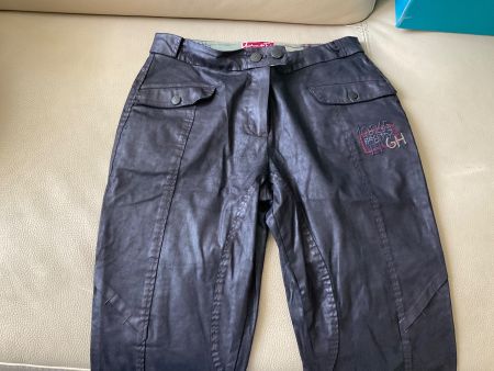 Superbe pantalon violet effet satiné AVENTURES DES TOILES 38