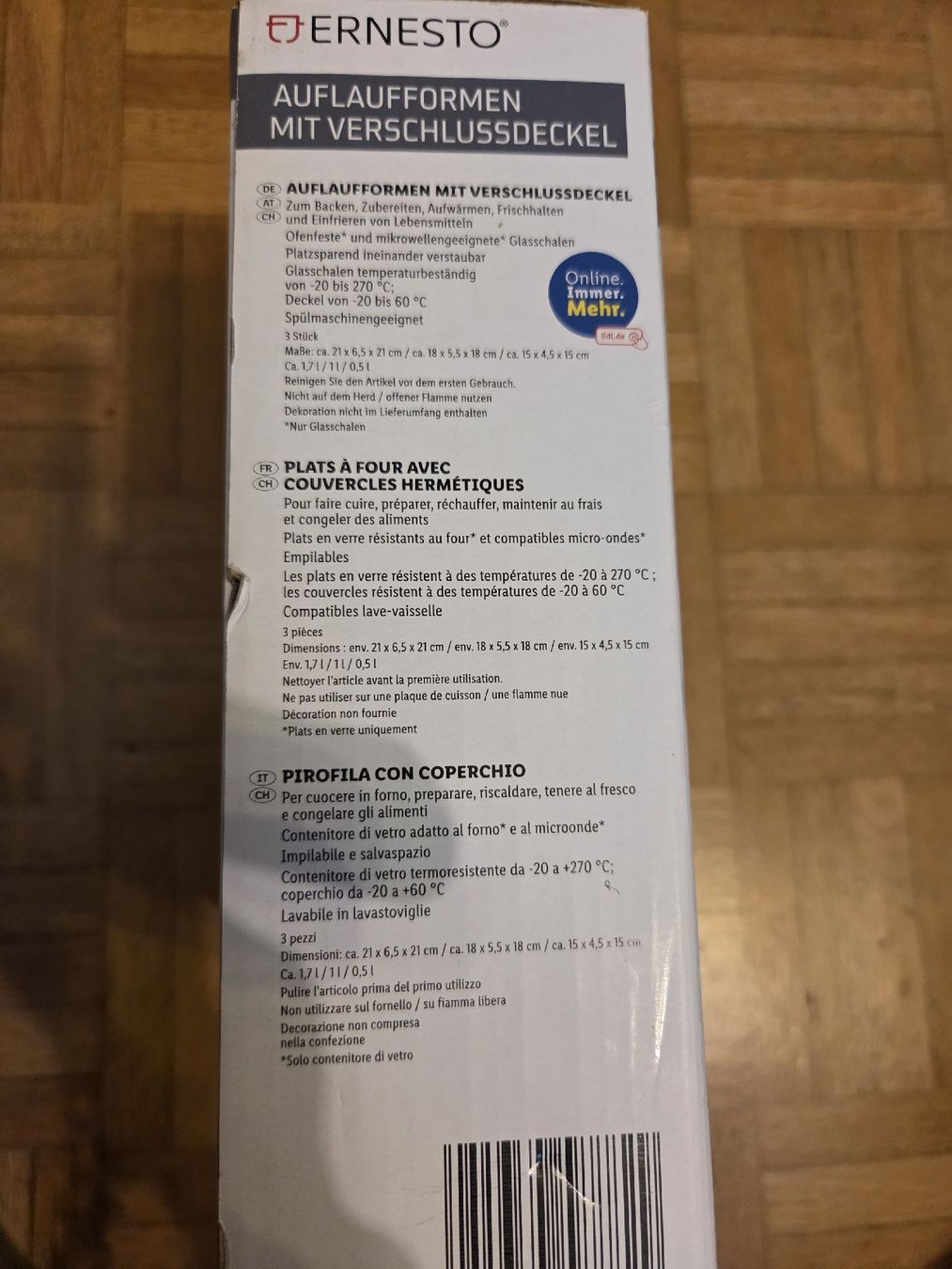 Elettrodomestici da cucina: Auflaufformen mit Verschlussdeckel – Nuovo (secondo la descrizione) da Aarau venduto da cri_v8ks 3