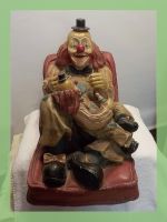 Dekorative,grosse Clown Figur, Rarität, Sammlerstück!