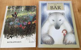 2 grössere, wunderschöne Bilderbücher, Rotkäppchen, der Bär