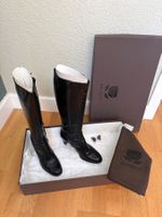NAVYBOOT Damen Stiefel Schwarz Leder Grösse 41