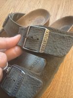 Birkenstock slippers olive green 38