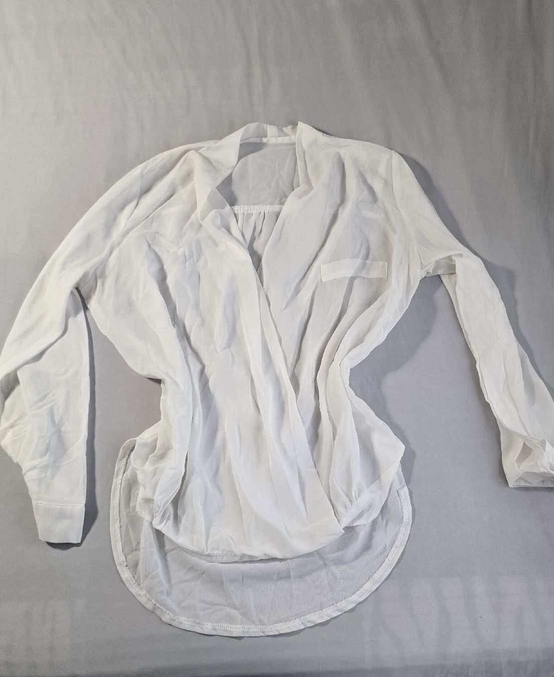 Camicette: Damen Bluse weiss langarm  – Usato da Basel venduto da gin_77cv