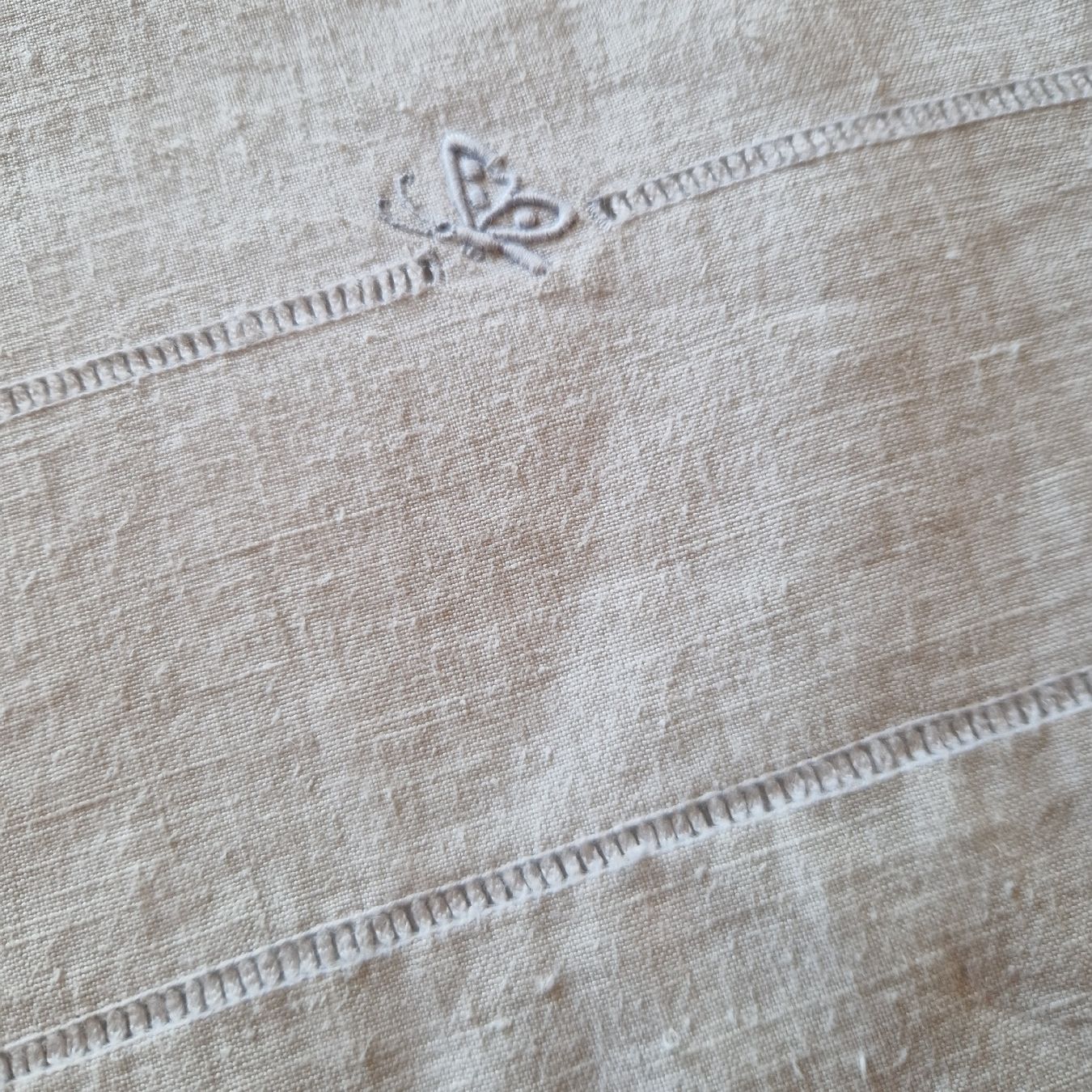 Biancheria da letto: Leinentuch beige gebraucht – Usato da Gwatt (Thun) venduto da Letzte-Chance-III 1