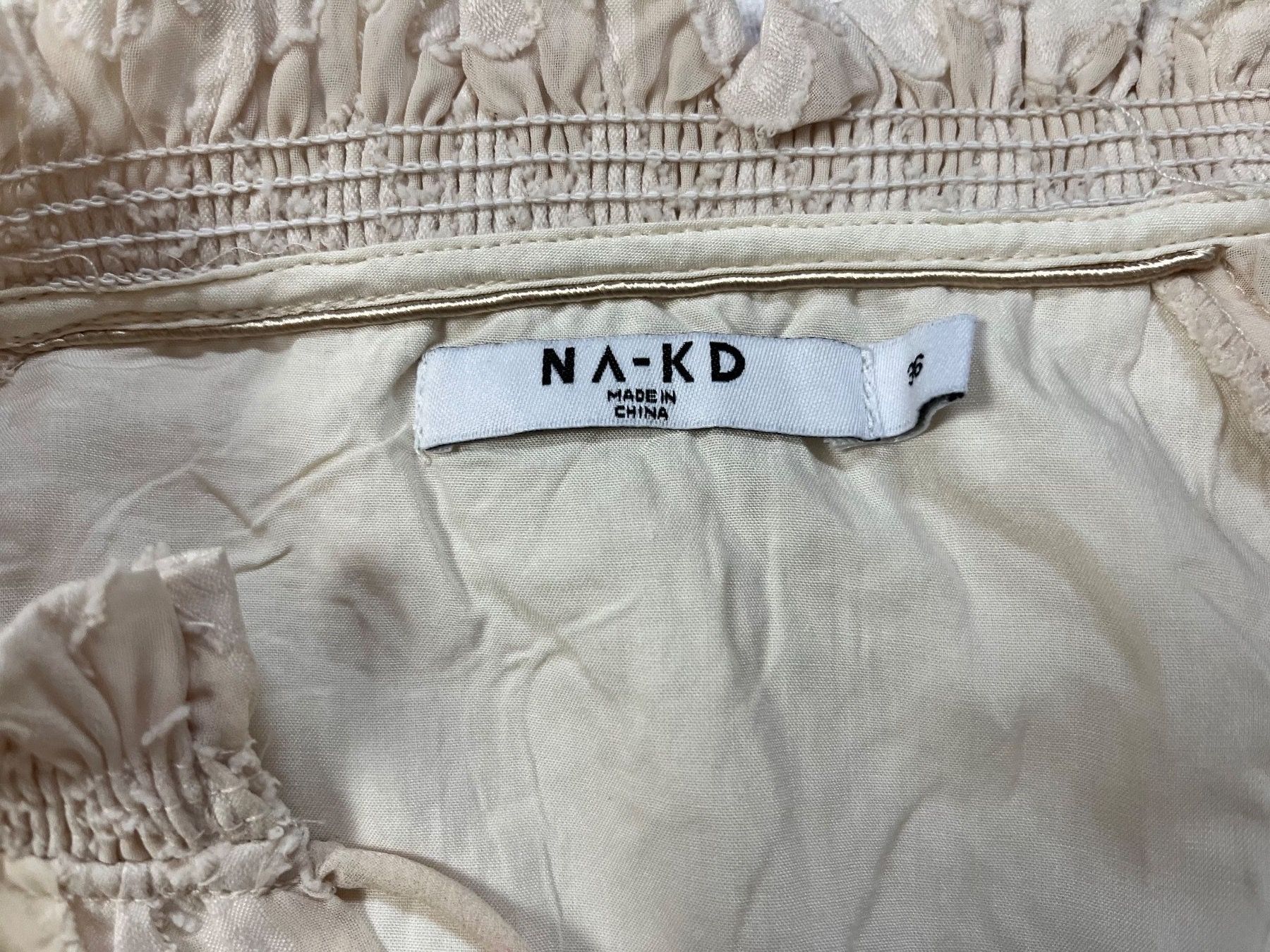Na-kd Vestiti: Damenkleid, N A-K D, Grösse 36, Farbe Offwhite – Nuovo e nell'imballaggio originale da Rudolfstetten venduto da gst_g7xl 5