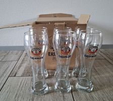 6x Erdinger Weissbiergläser à 0,5l neu