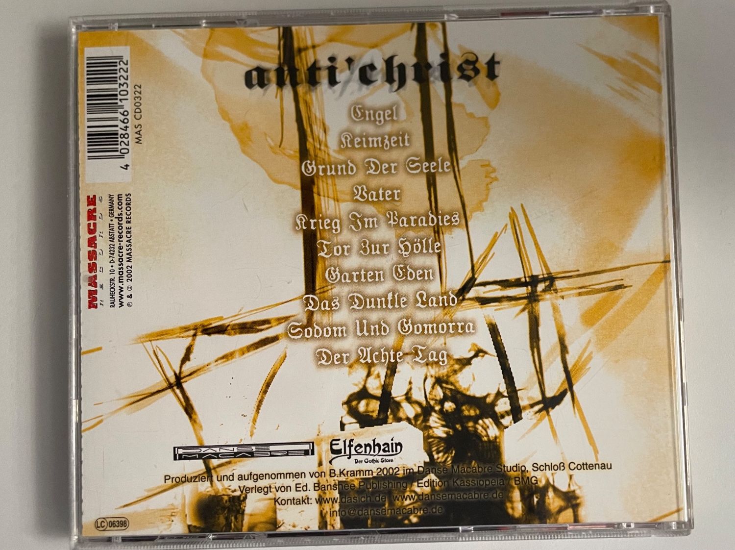 CD: Das Ich - Antichrist - Industrial Darkwave – Usato da Muri b. Bern venduto da AdidasCollector 2
